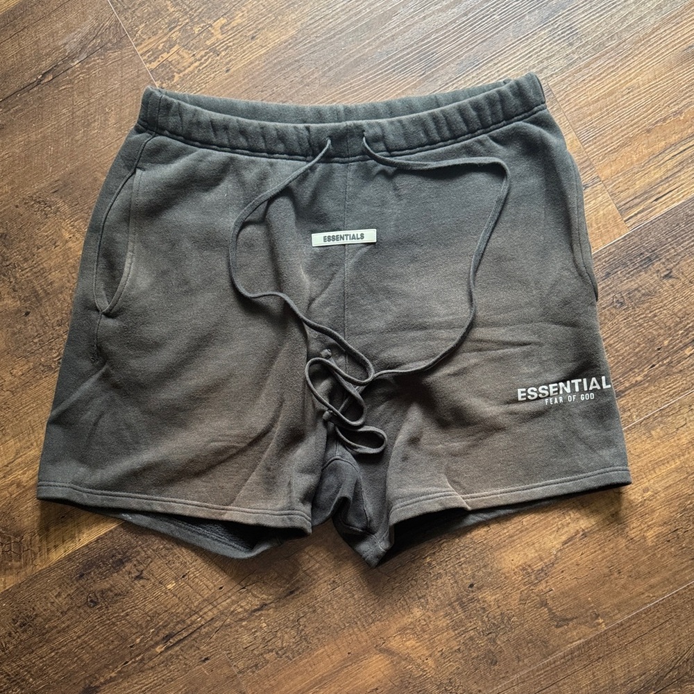 Essentials Men's Black Sweat Shorts